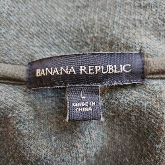 Banana Republic Men's 1/4 Zip Pullover Sweater Size Large - Picture 5 of 5